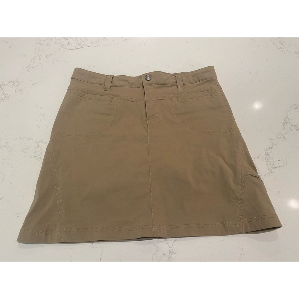 Athleta Hiking Skort | Women's Size 8 | Tan Khaki | Hiking | Gorpcore